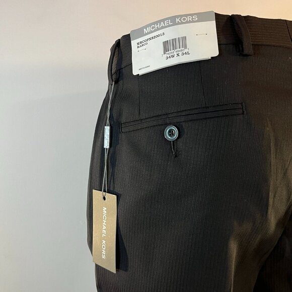 Michael Kors Men's Black Marco Suit Separates Pants - Size 34 x 34 - NWT - Picture 3 of 6